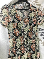 Long Chiffon Flower Dress - LOLLY LIPS