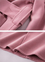 Pink Cashmere Trench Coat - LOLLY LIPS