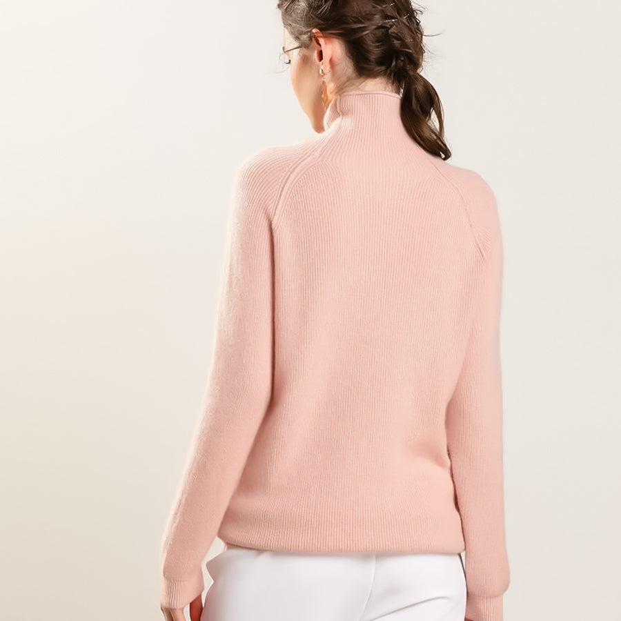 100% Pure Cashmere Turtleneck - LOLLY LIPS