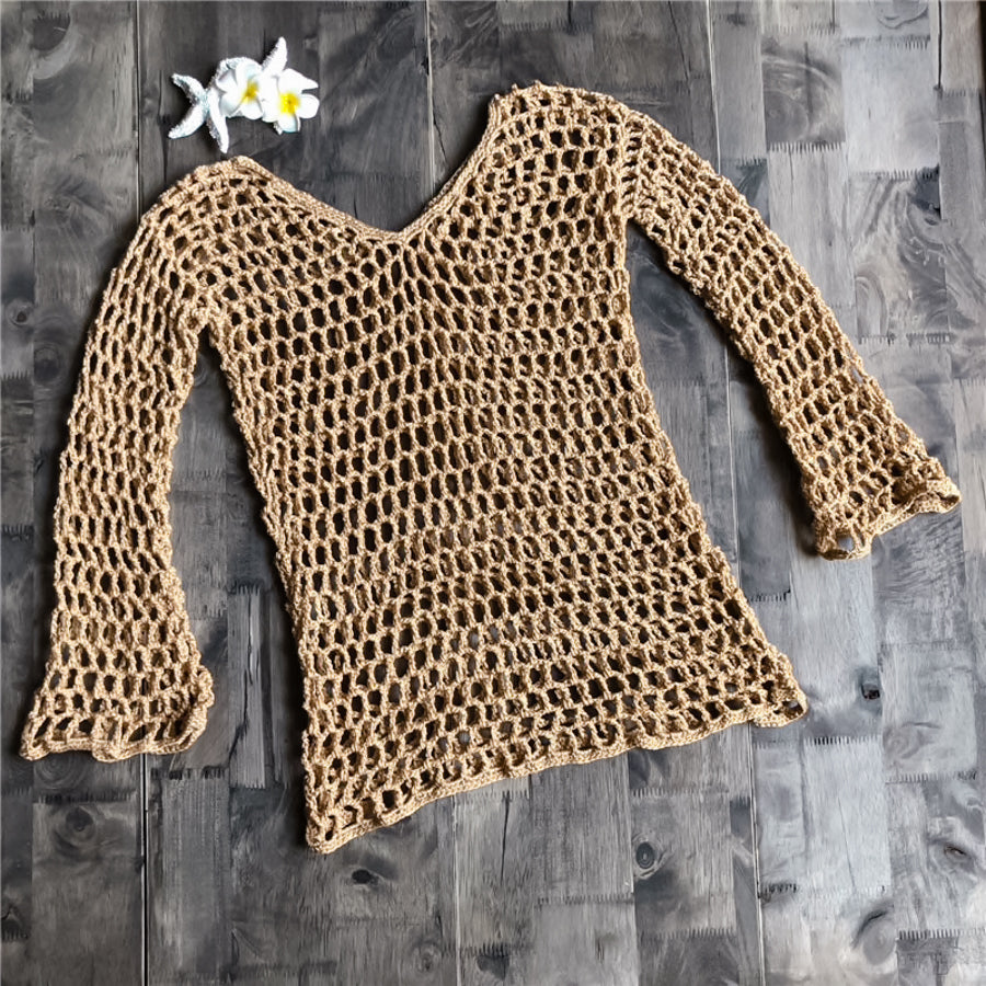 Crochet Beach Cover-Up - LOLLY LIPS