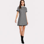 Retro Houndstooth Dress - LOLLY LIPS