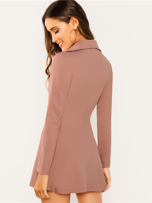 Pink Mini Blazer/Dress - LOLLY LIPS